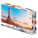 Puzzle de cartón, 500 piezas, París, en caja