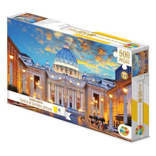 [JU7192] Puzzle de cartón, 500 piezas, Vaticano, en caja
