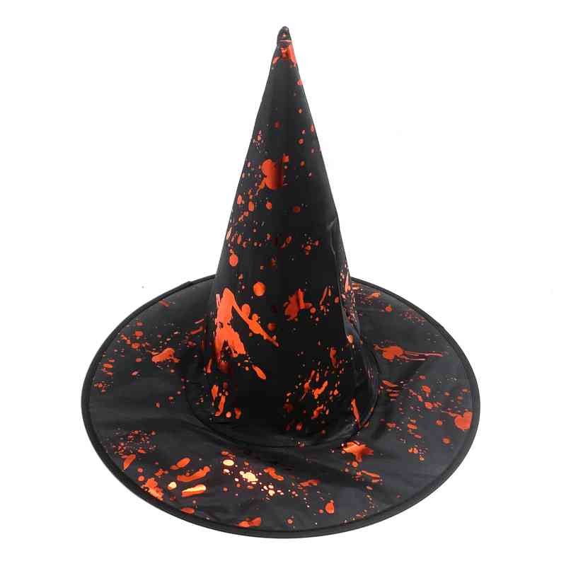 [JU7232] Gorro de bruja con diseño, 2 colores