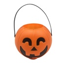Balde calabaza de plástico con luz y sonido, 3AA