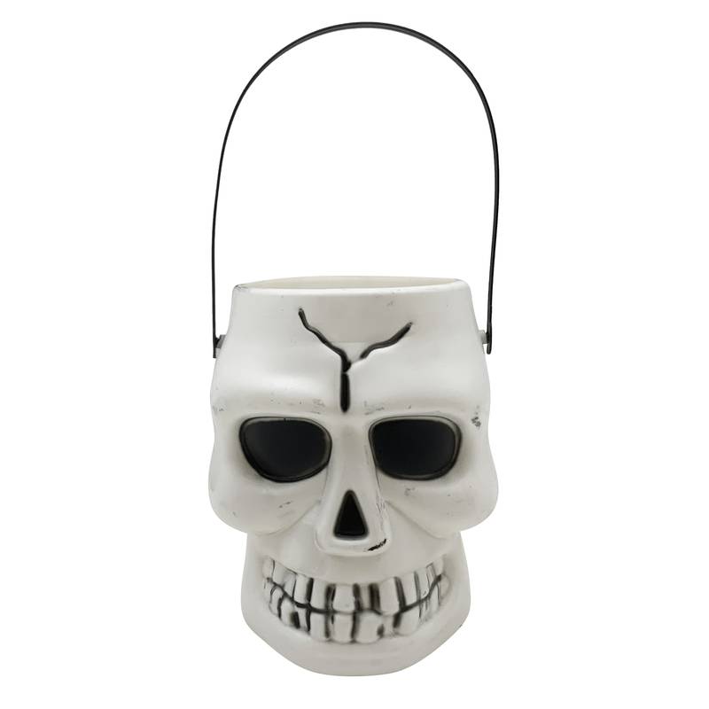 [JU7274] Balde calavera de plástico, 17cm