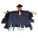 Adorno para colgar, espantapájaros calabaza, en bolsa