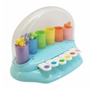 Didáctico de plástico órgano con sonido 3AA, en caja