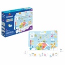 Juego de mesa, calendario clima y estaciones, piezas de madera, XALINGO, en caja