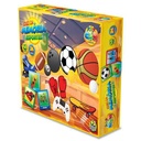 Juego de mesa, memoria, deportes, 48 piezas en portugués en caja