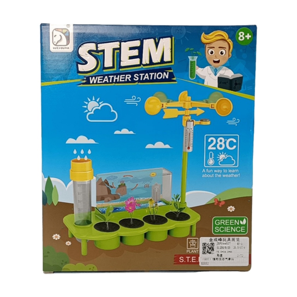 [JU7528] Juego de ciencia estación meteorológica, en caja