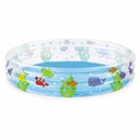 Piscina inflable Bestway 3 aros con diseño, en bolsa, varios colores