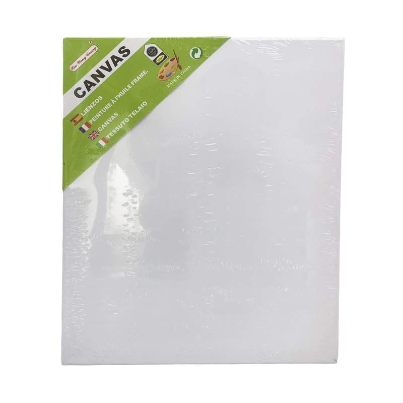 Lienzo con bastidor, para pintar, PACK x8