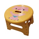 Banquito de plástico plegable con asa, varios diseños