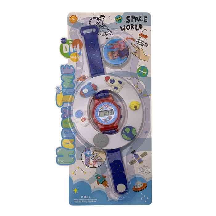 [JU7841] Reloj pulsera infantil, en blister, varios diseños