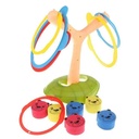 Juego de mesa, aros para embocar, juego de balance equilibrio y puntería, en caja