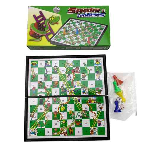 [JU7940] Juego de mesa, viborita y escalera, en caja