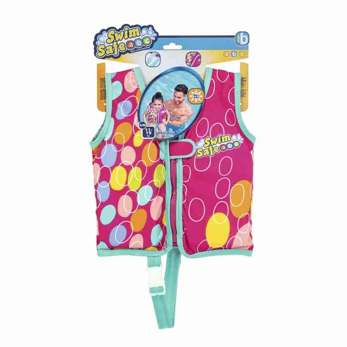 [JU8003] Chaleco flotador salvavidas, Bestway, en cartón, S/M, 2 diseños