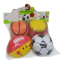 Pelota de cuerina x4, en bolsa