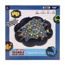 Juego de mesa, ajedrez triángular de cadena, en caja
