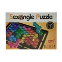 Puzzle de plástico, encastre figuras 3D, en caja