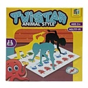 Juego de mesa, twister para piso, animales, en caja