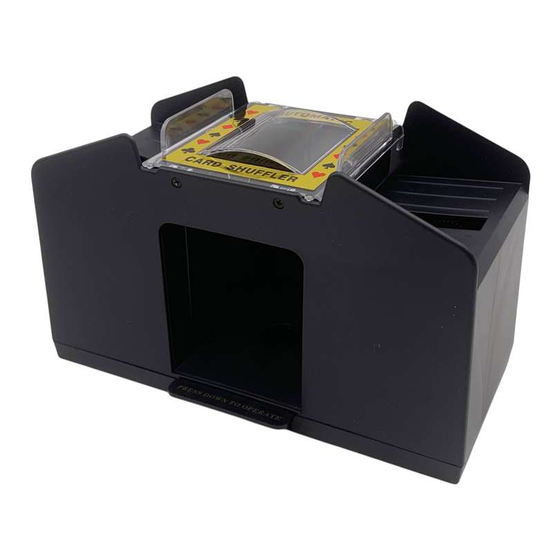 [JU8185] Dispensador barajador de naipes, automático 4 mazos, 6D, en caja
