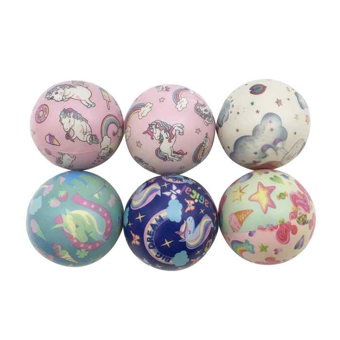 Pelota PU varios diseños, PACKx6