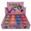 Pelota maciza con luz, con pulpo CAJAx12