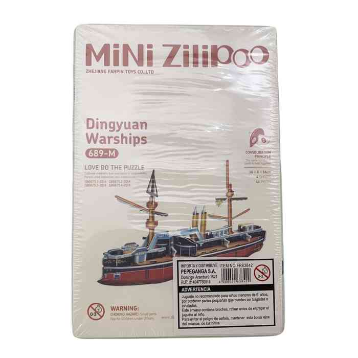Puzzle 3D, cartón, diseños surtidos, en bolsa