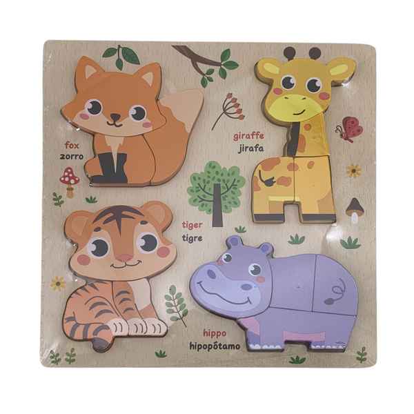 Puzzle de madera, varios diseños