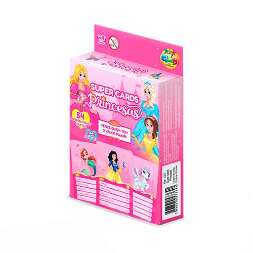 [JU8285] Juego de mesa, 54 cartas, princesas, en caja