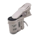 Microscopio de mano con clip, luz LED y UV, 60 aumentos, en caja