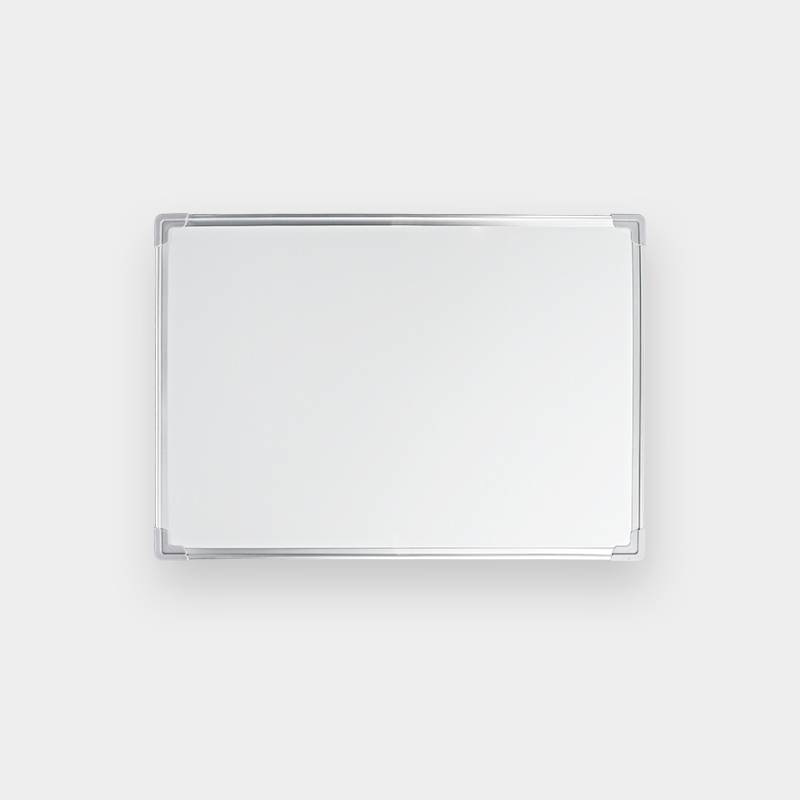 Pizarra blanca 40x60cm, marco de aluminio, magnético con apoya borrador BEIFA