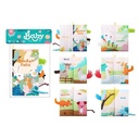 Libro de tela para bebé, en el jardín, en bolsa