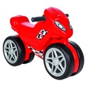 Moto bugui, de plástico, en caja, ROJO