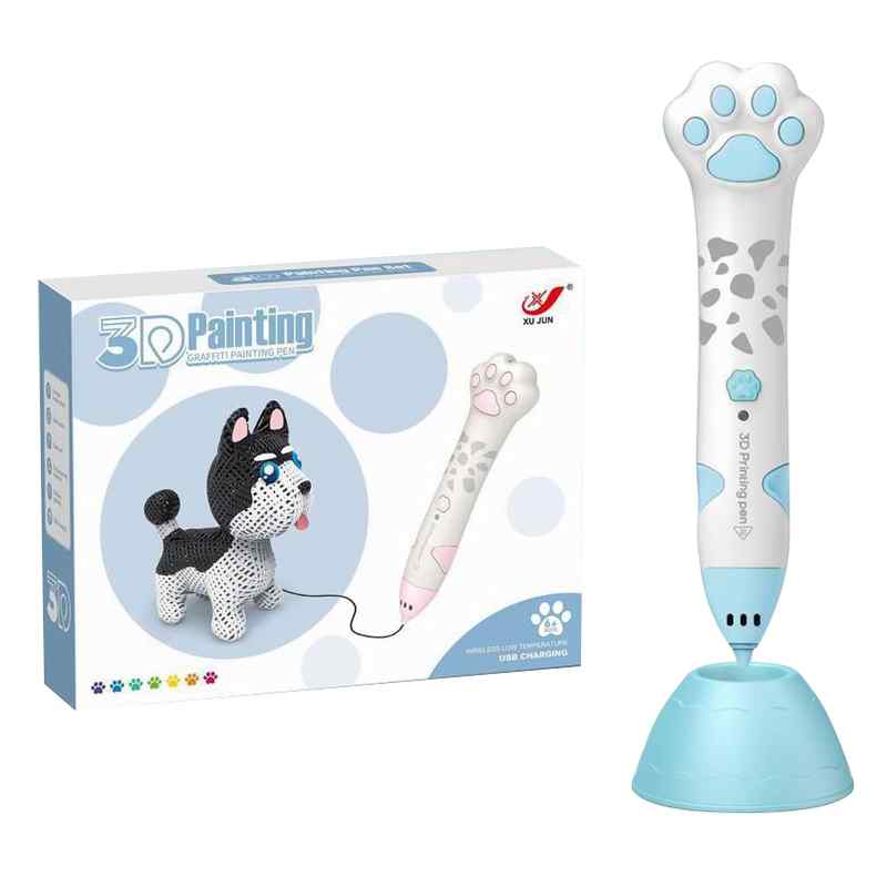 [JU8457] Lapicera para impresión 3D con filamentos, carga USB, en caja, varios colores