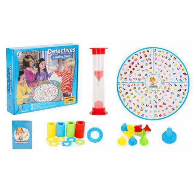 Juego de mesa, detective, en caja