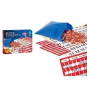 Juego de mesa, lotería, con fichas de madera, en caja
