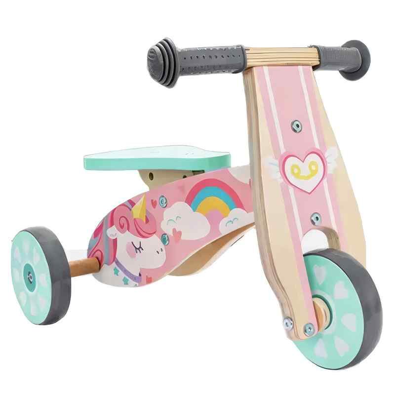 [JU8513] Triciclo de madera, en caja