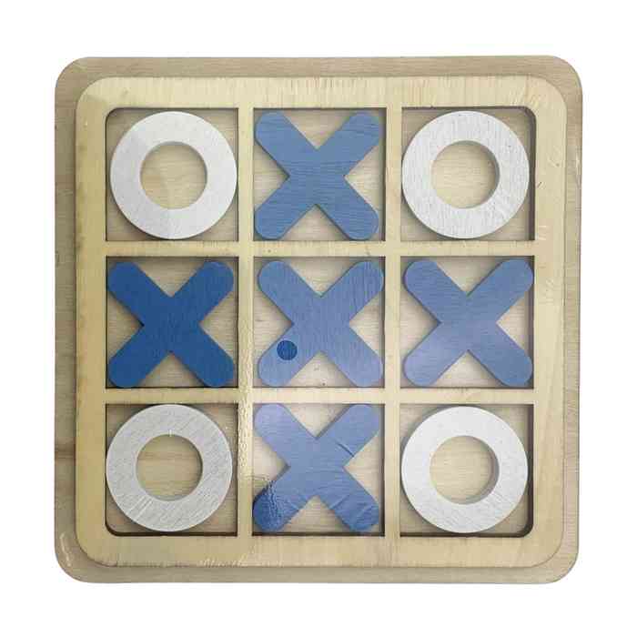 [JU8521] Juego de mesa, ta te ti, de madera, varios colores