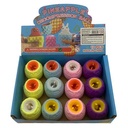 Juguete antiestrés de goma, tarro de miel con abeja, CAJA x12