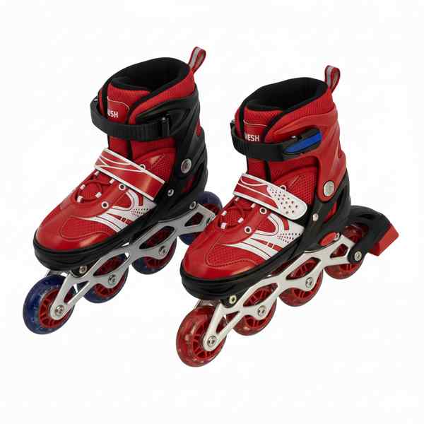 [JU8554C] Patines 4 en línea, talle L, del 39 al 40 varios colores, en bolsa de PVC
