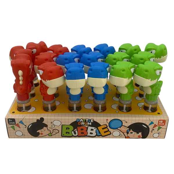 Pompero burbujero, dinosaurio, CAJA x18