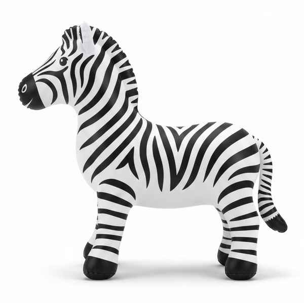 Inflable animal cebra, en bolsa