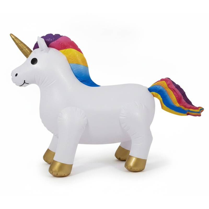 [JU8590] Inflable animal unicornio, en bolsa