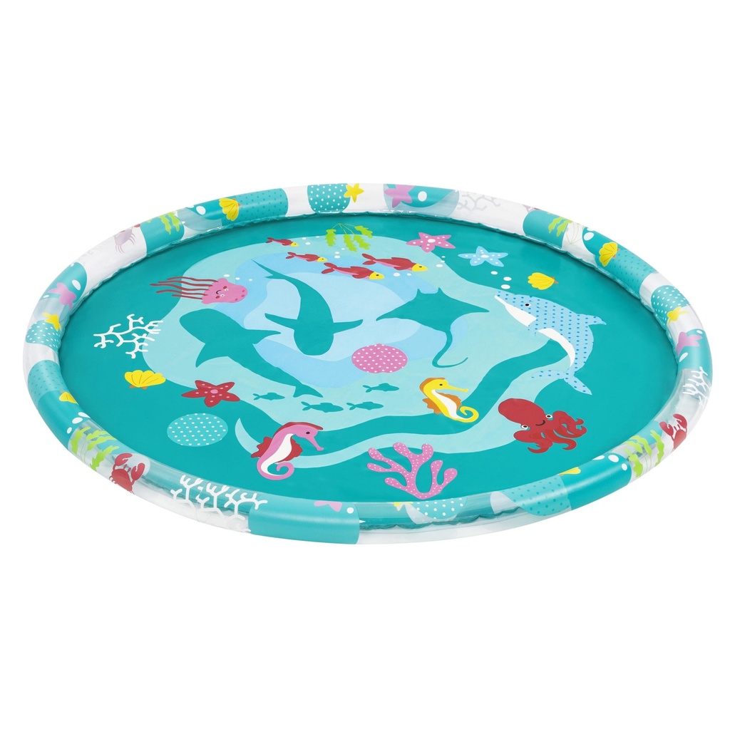 Inflable alfombra con aspersores 1 aro, Bestway, en caja