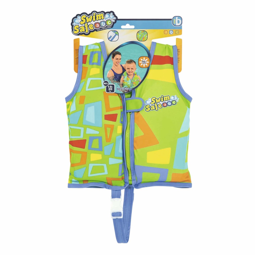 Chaleco flotador salvavidas, Bestway, en cartón, M/L, 2 diseños