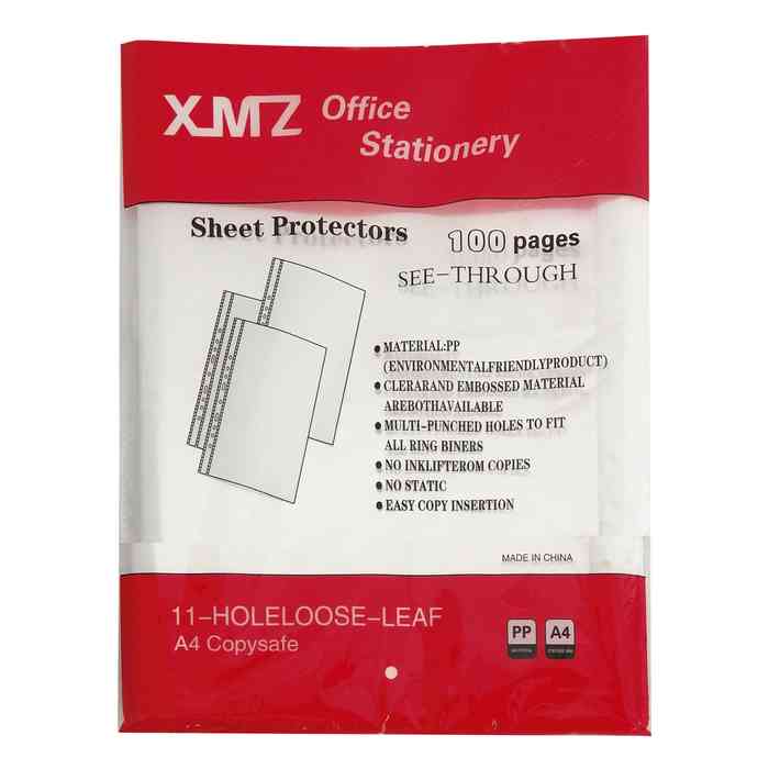 Folios transparentes A4, PP fino, bolsa x100