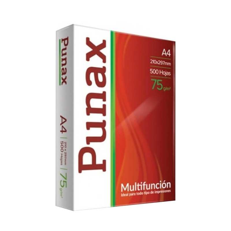 Hojas A4, PUNAX, 500 hojas 75g/m