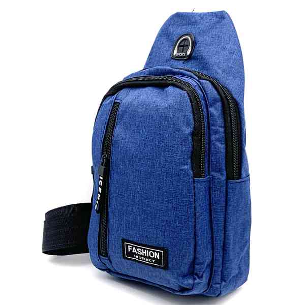 Mochila bandolera, de tela, en bolsa