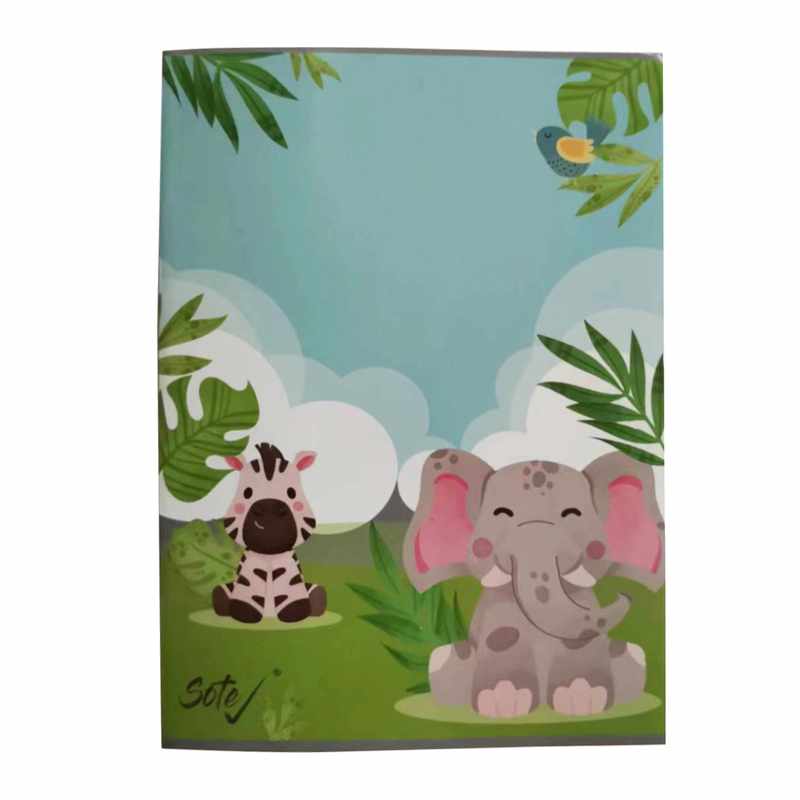 [E2674] Cuaderno de 48 hojas liso, Sote PACK x12
