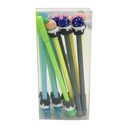 Lapicera de gel negro cactus, CAJAx12