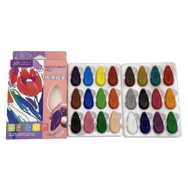 [E2773] Crayolas con forma, 24 colores, en caja