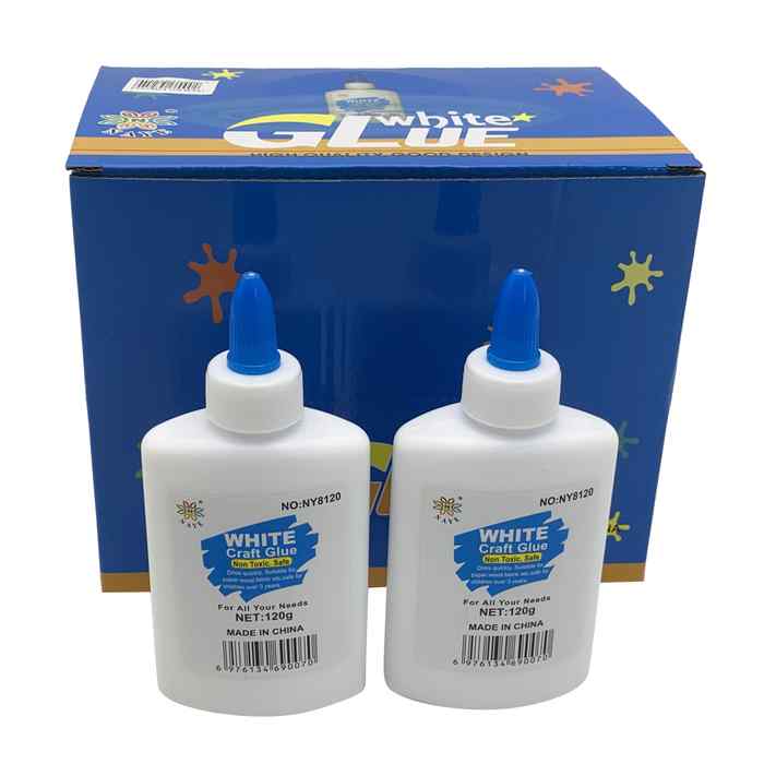 Goma de pegar blanca 120ml, CAJA x12